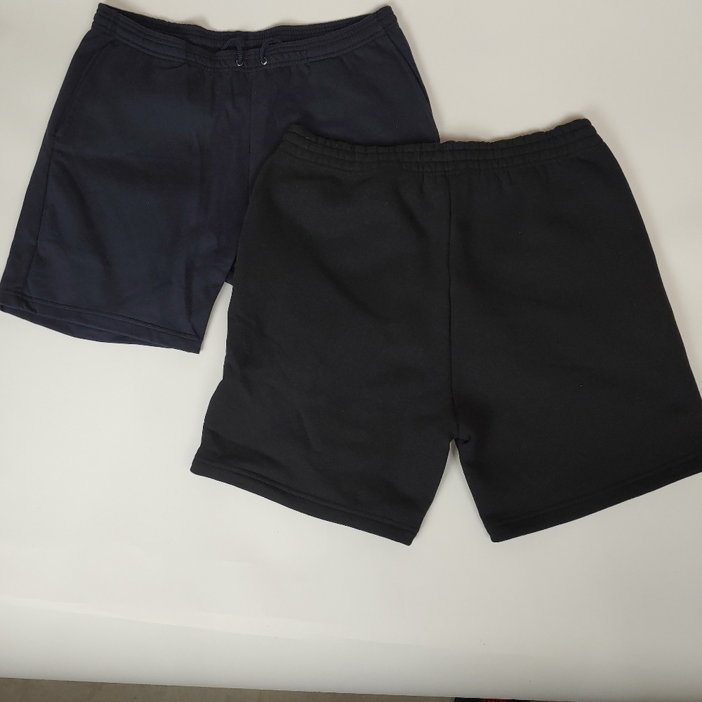Lot of 2 American Apparel Fleece Gym Shorts New